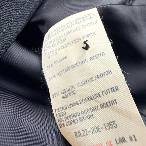 State of Claude Montana Black Blazer & Tank Top Set Made in Italy Tuxedo Lapel - Picture 8 of 12